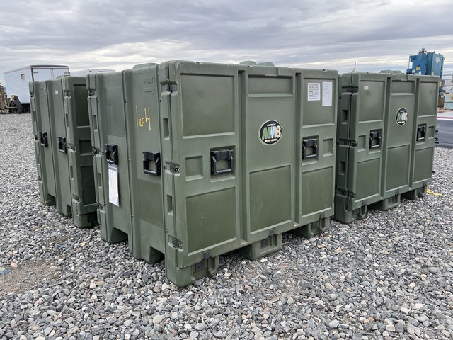 (4) Hardigg MM8 Mobile Master Storage Cases