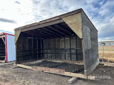 20 ft x 11 ft 5 in Skid-Mounted Wooden Welding Shack