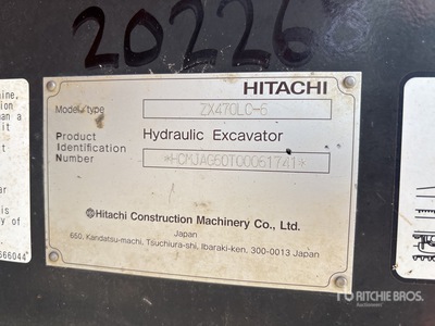 2022 Hitachi ZX470LC-6 Koparka gąsienicowa