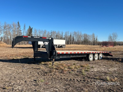 2016 SWS 21000 lb 30 ft Tri/A Gooseneck Equipment Trailer