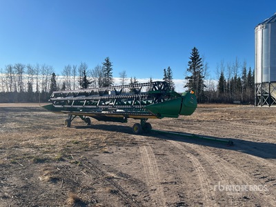 2011 John Deere 635D 35 ft Draper Hydra Float Cabezal de cosechadora trilladora