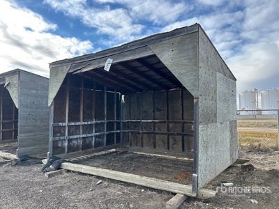 16 ft x 11 ft 5 in Skid-Mounted Wooden Welding Shack