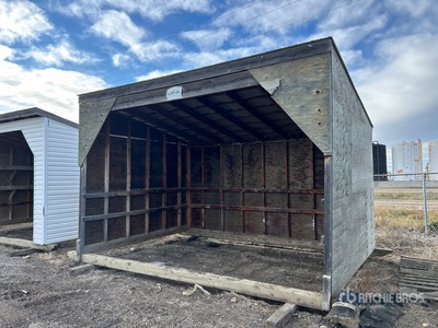 16 ft x 11 ft 5 in Skid-Mounted Wooden Welding Shack
