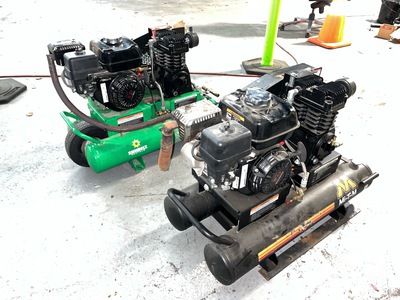 Quantity of (2) Mi-T-M AM1-PH65-08M 16.8 cfm Compresor de aire