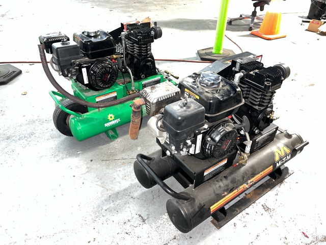 Quantity of (2) Mi-T-M AM1-PH65-08M 16.8 cfm Air Compressor