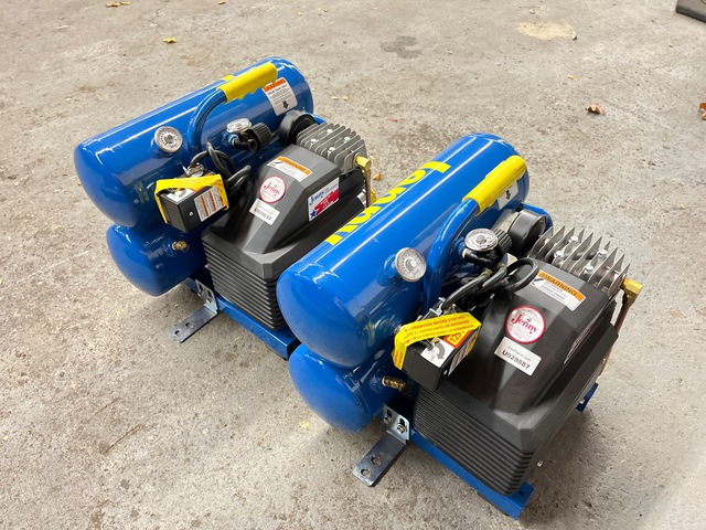 Quantity of (2) Jenny AM780-HC4V Electric Air Compressors (Unused)
