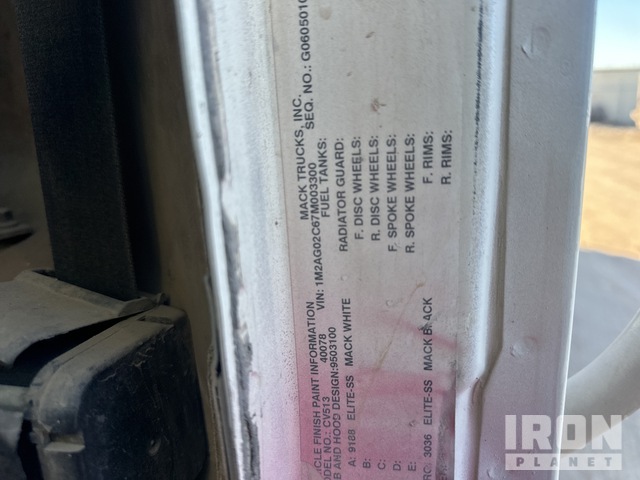 CAMIóN REVOLVEDOR 2007 MACK KIMBLE 12 CYD