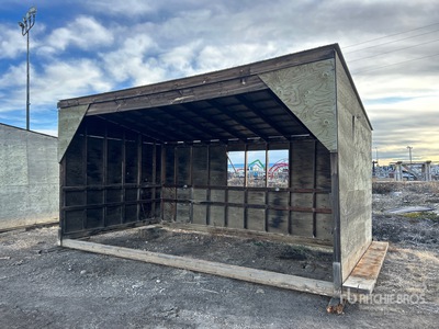 20 ft x 11 ft 5 in Skid-Mounted Wooden Welding Shack