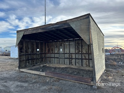 20 ft x 11 ft 5 in Skid-Mounted Wooden Welding Shack