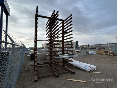 Quantity of (5) Heavy Duty Metal Rack ادوات صناعية متنوعة