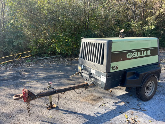 2018 Sullair 185DPQ 185 cfm Mobile Air Compressor