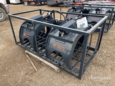 TMG SG72 72 in Skeleton Skid Steer Grapple (Unused)