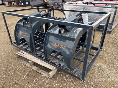 TMG SG72 72 in Skeleton Skid Steer Grapple (Unused)