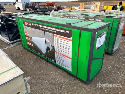 Stanforge ST3080E 30 ft x 80 ft Peak Ceiling Storage Building (Unused)