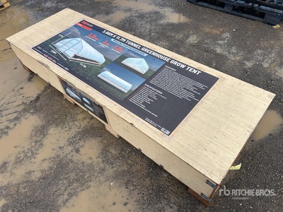 TMG GH1240 12 ft x 40 ft x 7 ft Tunnel Greenhouse (Unused)