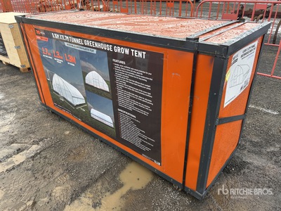 TMG GH3040 30 ft x 40 ft x 13 ft Tunnel Greenhouse (Unused)