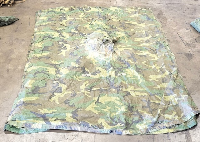 (3) Woodland Ponchos & Assorted Items