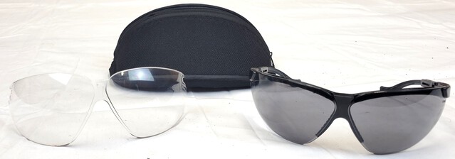 (53) UVEX Glasses w/ Clear & Dark Lens & Carrying Case