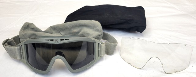 (43) Revision Locust Foliage Goggles w/ Clear & Dark Lens & Carrying Case