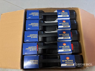 Quantity of (5) Dynaline 24V Rechargeable Grease Gun (Unused)