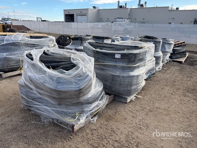 Quantity of (6) Pallets of Layflat Discharge خرطوم