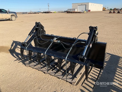 2023 HLA 84 in Q/C Log Skid Steer Grapple Bucket (Unused)