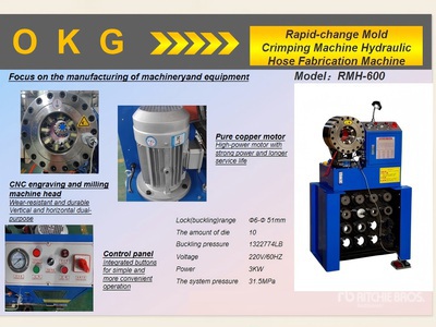 2025 OKG RMH-600 Hydraulic Hose Crimper (Unused)