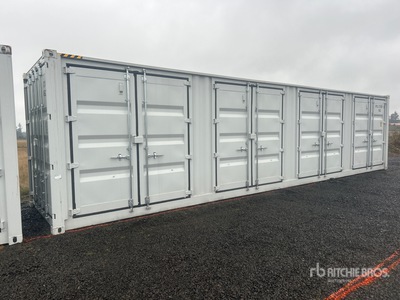 2025 40 ft High Cube Multi-Door Storage Container