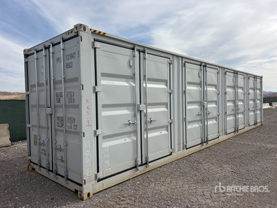 2025 40 ft High Cube Multi-Door Storage Container