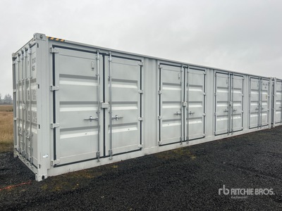 2025 40 ft High Cube Multi-Door Storage Container