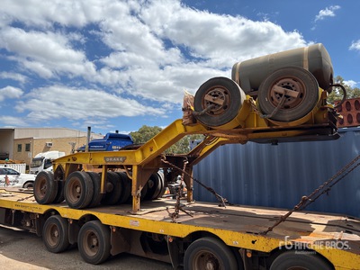 2012 Drake 2 Rows of 8 Hydraulic Widening Low Loader Chariot à sellette