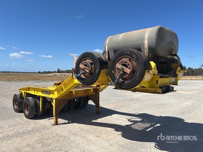2012 Drake 2 Rows of 8 Hydraulic Widening Low Loader Dolly