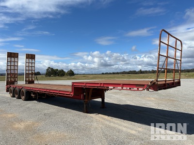 2007 Topstart 13.5 m Tri/A Remolque Portamaquinaria