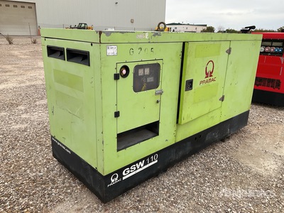 2014 Pramac GSW110 110 kVA Skid-Mounted مولد