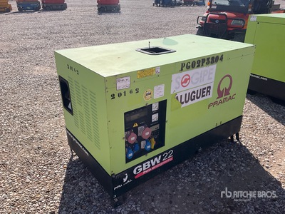 2020 Pramac GBW22 20 kVA Generador