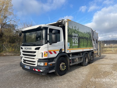 2015 Scania P410 6x4 Camion A Ordures Menageres Waste Collection Truck