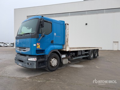 2005 Renault Premium 420Dci 6x2 Camion Plateau Platte vrachtwagen
