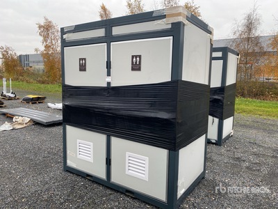 2025 DOUBLE-WC-LUXURY Bano portatil (Unused)