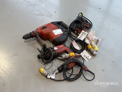 Quantity of (4) Hilti Drills ハンドツール
