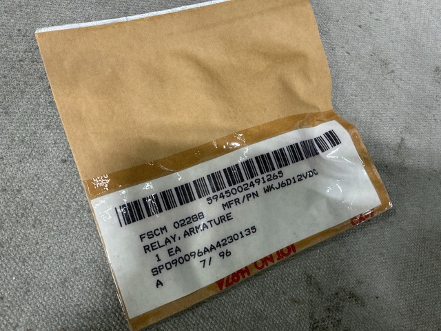 (45) Allied Controls WKJ6D12VDC Armature Relays