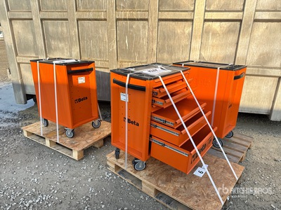 Quantity of (3) BETA C24EH Tool Box