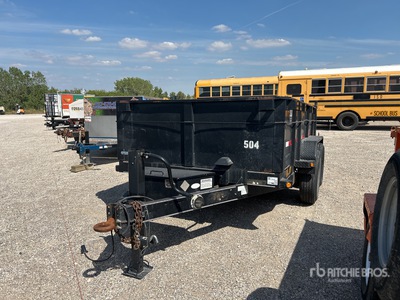 2014 Park Kearney 12 ft T/A Dump Utility Trailer