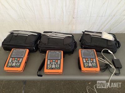 (3) Keysight U1620A Handheld Digital Oscilloscopes