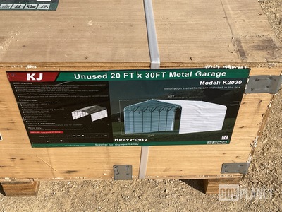 KJ K2030 Metal Garage - Unused