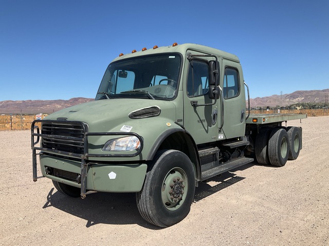 2011 Freightliner M2 6x6 Flatbed Truck 2011 Freightliner M2 6x6 Flatbed Truck