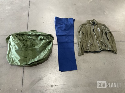 (3) Flyer’s Kit Bags, (7) Pair of Men’s Trousers & Assorted Items