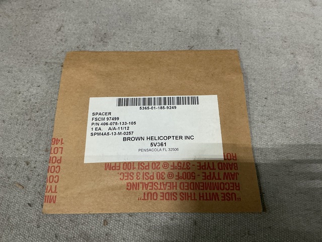 (48) Bell Helicopter 406-075-133-105 Ring Spacers