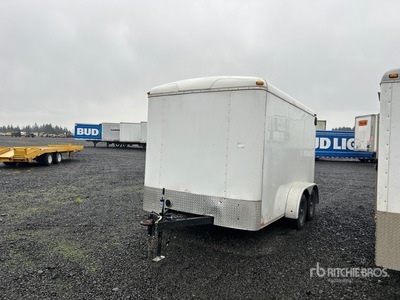 2014 Blazer BL712TA2 12 ft T/A Enclosed Trailer