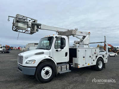 Altec T40P 35 ft on 2017 Freightliner M2 106 4x2 Cable Placer Bucket Truck