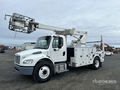 Altec T40P 35 ft on 2017 Freightliner M2 106 4x2 Cable Placer Bucket Truck